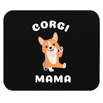 Discover cute corgi mama Mouse Pads