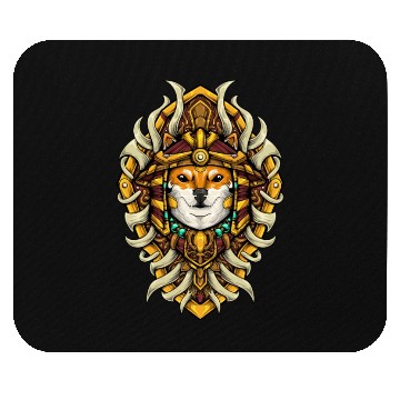 Discover Shiba Inu Warrior Mouse Pads