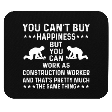 Discover Construction Worker Mouse Pads