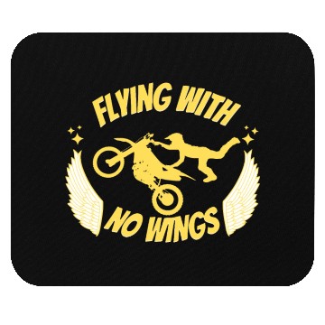 Discover Yellow Flying With No Wings Mouse Pads