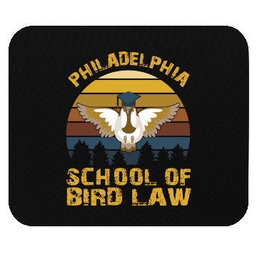 Discover Vintage Philadelphia School Of Bird Law For Nature Mouse Pads