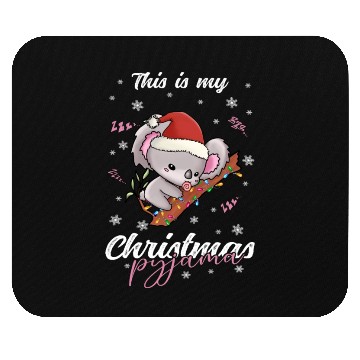 Discover Winter Christmas Pyjama Koala Mouse Pads