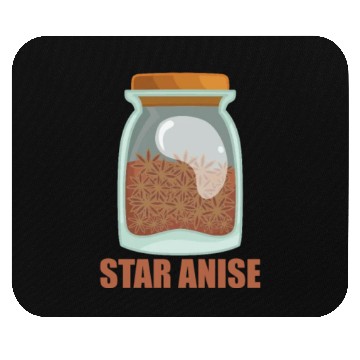 Discover Star Anise Spice Flavor Food Cooking Mouse Pads