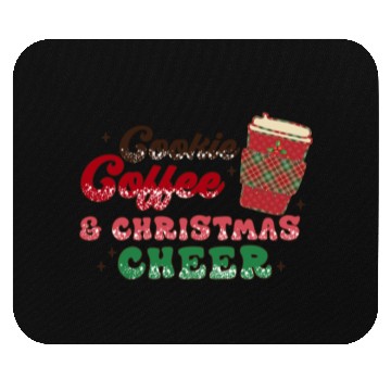 Discover Cookie Coffee and Christmas Cheer Mouse Pads