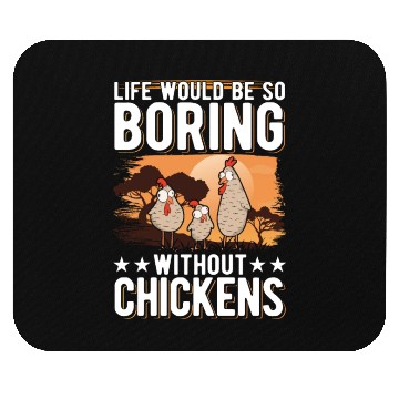 Discover Chickens Gift Farmer Chicken Coop Mouse Pads