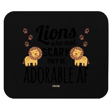 Discover cute lion cub Children Mouse Pads