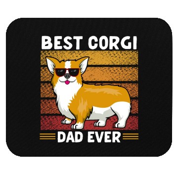 Discover Best Corgi Dad Ever Mouse Pads