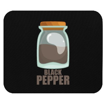 Discover Black Pepper Spice Flavor Food Cooking Mouse Pads