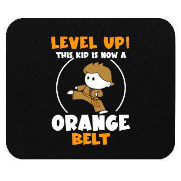 Discover Level Up! This kid is now a green belt Mouse Pads