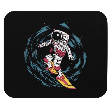 Discover Astronaut Surfing Mouse Pads