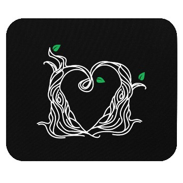 Discover Tree Love Best Friends Heart White Mouse Pads