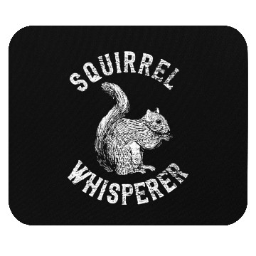 Discover Vintage Squirrel Lover Squirrel Whisperer Mouse Pads