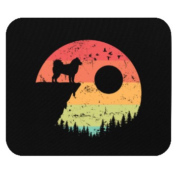 Discover Alaskan Malamute at Sunrise in the Forest Mouse Pads