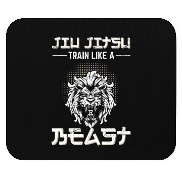 Discover Train like a Beast Jiu Jitsu BJJ Grappling MMA Tra Mouse Pads