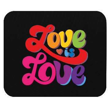 Discover Love is Love LGBT Gay Pride Mouse Pads