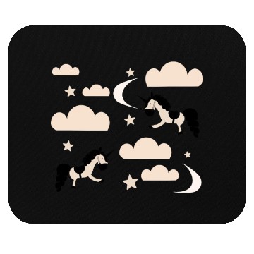 Discover Unicorn rainbow Mouse Pads