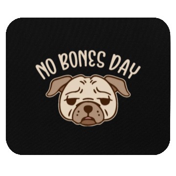 Discover No Bones Day, Pug Mouse Pads