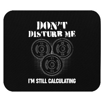 Discover Funny Gym Workout Quote Weightlifting Mouse Pads