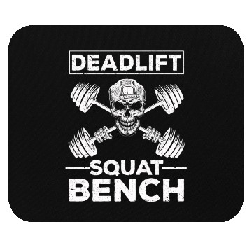 Discover Squat Bench Deadlift Gym Workout Mouse Pads