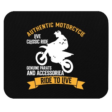 Discover AUTHENTIC MOTORCYCLE RIDE TO LIVE Mouse Pads