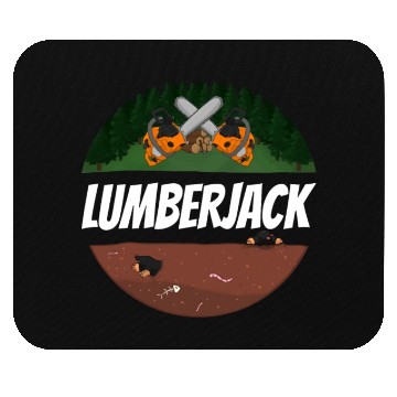 Discover Lumberjack Chainsaw Mouse Pads