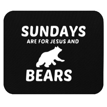 Discover BEARS AND JESUS SUNDAY Mouse Pads