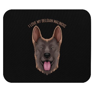 Discover Dog Lover - I Love My Belgian Malinois Mouse Pads