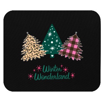 Discover Winter Wonderland - Christmas Trees! Mouse Pads
