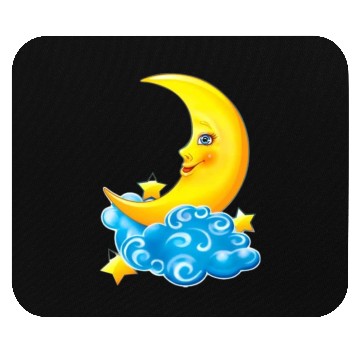 Discover dessin de croissant de lune Mouse Pads