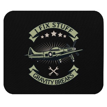 Discover Aircraft Mechanic Airplane Technician Mouse Pads