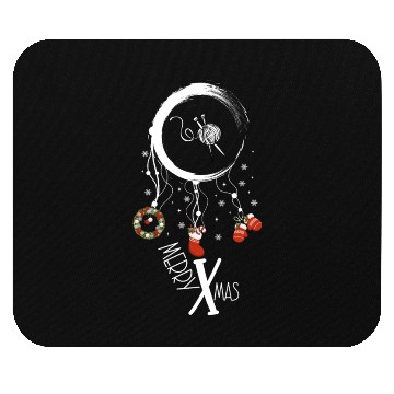 Discover Winter dreamcatcher Christmas Crochet Mouse Pads