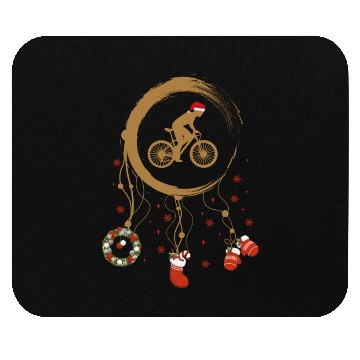 Discover Winter dreamcatcher Christmas Racing bike Mouse Pads