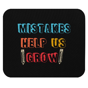 Discover Mistakes Help Us Grow Back To School Motivational Mouse Pads