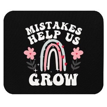 Discover Mistakes Help Us Grow Back To School Motivational Mouse Pads
