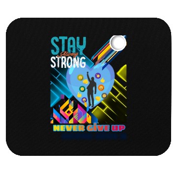 Discover never give up Mouse Pads
