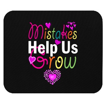 Discover Mistakes Help Us Grow Back To School Motivational Mouse Pads