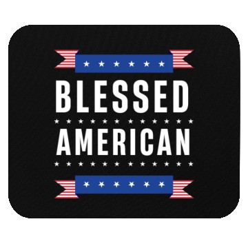 Discover Blessed American USA US Patriotic America Mouse Pads