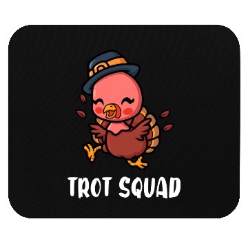 Discover Thanksgiving Running Turkey Trot Squad Mouse Pads