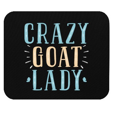 Discover Crazy Goat Lady Goat Lover Mouse Pads