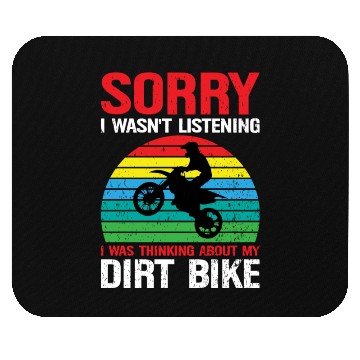Discover Thinking About My Dirt Bike Mouse Pads