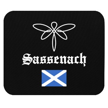 Discover Sassenach Outlander Celtic Gaelic Dragonfly Mouse Pads
