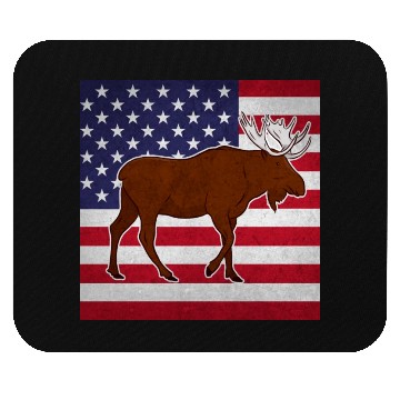 Discover Moose Elk Mouse Pads