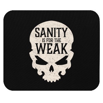Discover Demon Skull Sanity is for the Weak Mouse Pads