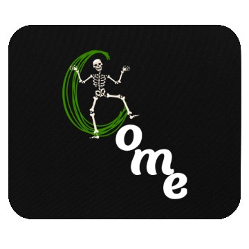 Discover The horror skeleton Mouse Pads