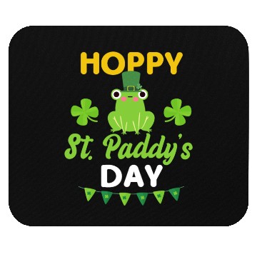 Discover Funny St. Paddy Hoppy St. Paddys Day Frog Mouse Pads