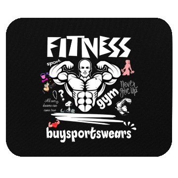 Discover buysportswears.nl fitness Mouse Pads