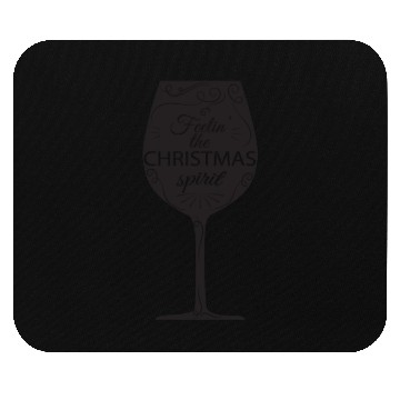 Discover Christmas Drinking Wine, Beer, and Liquor Feelin' Mouse Pads