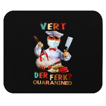 Discover Vert Der Ferk the swedish chef Mouse Pads