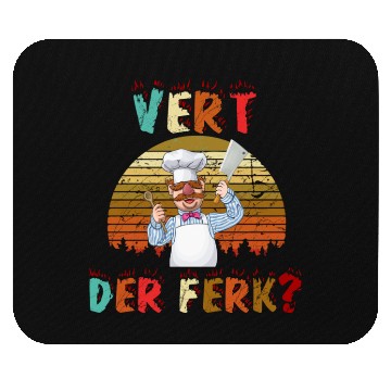 Discover Vert Der Ferk the swedish chef Mouse Pads