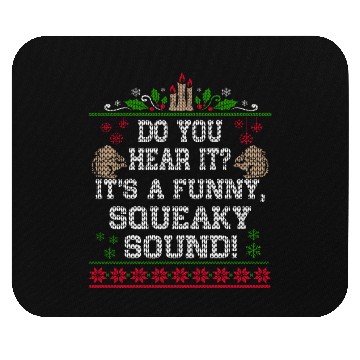 Discover It s A Funny Squeaky Sound Christmas Squirrel Mouse Pads
